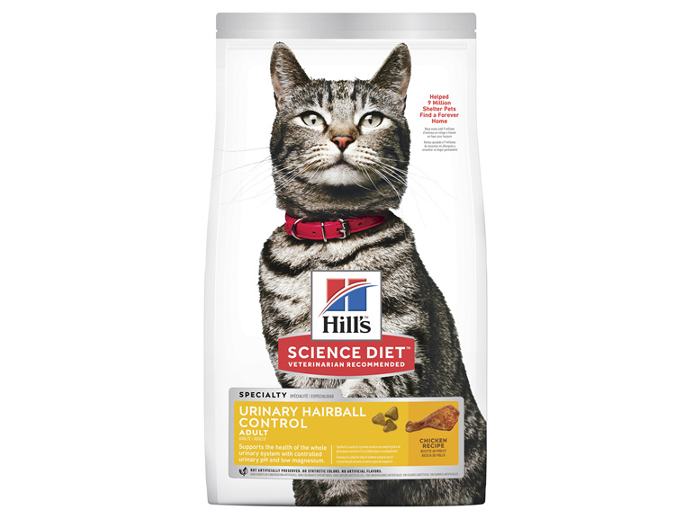 Hill's Science Diet Adult Urinary Hairball Control Dry Cat Food