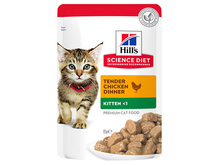 Hill's Science Diet Kitten Chicken Cat Food pouches