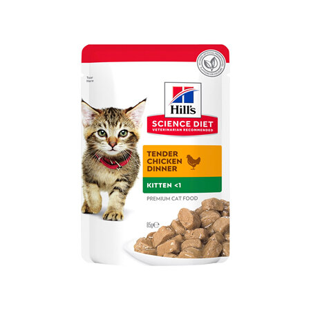 Hill's Science Diet Kitten Chicken Cat Food pouches