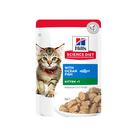 Hill's Science Diet Kitten Ocean Fish Pouches Cat Food