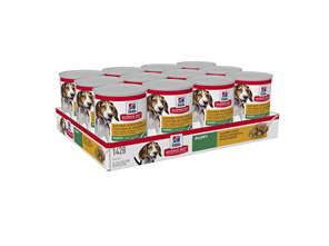 Hill's Science Diet Puppy Savory Stew Chicken & Vegetables Canned Dog Food, 363g, 12 pack
