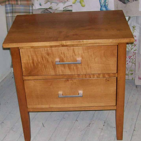 Hilton Bedside Cabinet Two Drawers