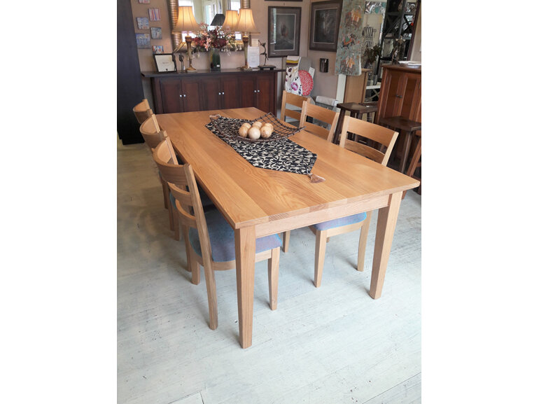 Hilton Dining Table Oak Natural Made in New Zealand to order