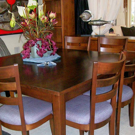 Hilton Dining Table Square Eight Seater