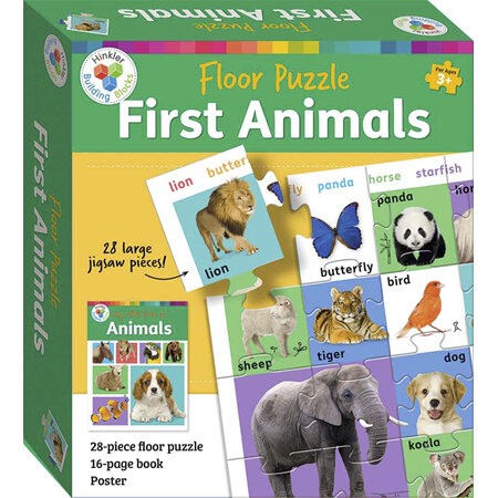 Hinkler Building Blocks First Animals Floor Puzzle