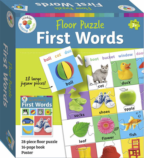 Hinkler first words floor puzzle literacy kids abc