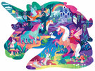 Hinkler Magical Unicorn Forest Shiny Shaped 100 Piece Puzzle