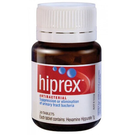 Hiprex Antibacterial 1G 20 Tablets