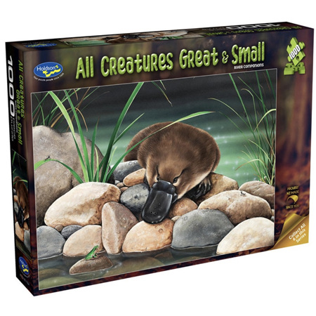 Holdson 1000 Piece Jigsaw Puzzle: All Creatures Great & Small - River Companions