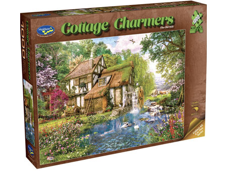 Holdson 1000 Piece Jigsaw Puzzle Cottage Charmers The Old Mill