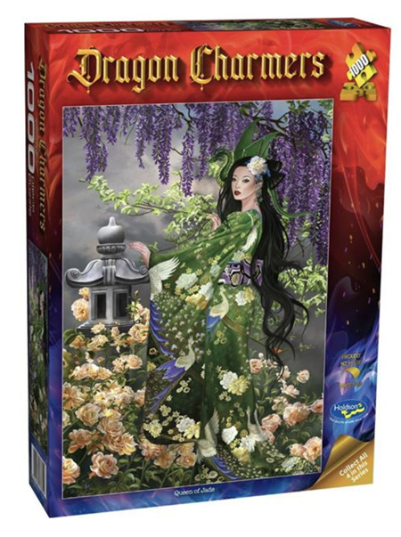 Holdson 1000 Piece Jigsaw Puzzle - Dragon Charmers - Queen Of Jade