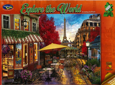 Holdson 1000 Piece Jigsaw Puzzle :  Evening In Paris