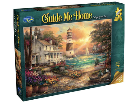 Holdson 1000 Piece Jigsaw Puzzle  Guide Me Home Cottage By The Sea