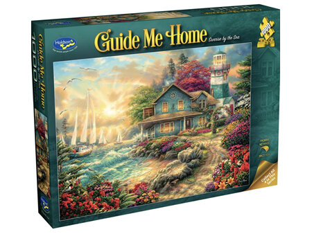 Holdson 1000 Piece Jigsaw Puzzle  Guide Me Home Sunrise By The Sea