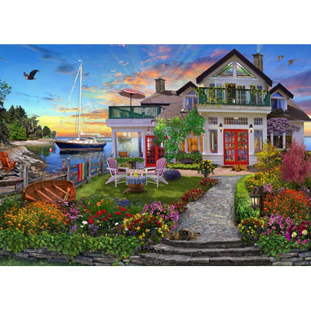 Holdson 1000 Piece Jigsaw Puzzle: Home Sweet Home 2: Coastal Escape