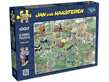 Holdson 1000 Piece Jigsaw Puzzle Jan Van Haasteren Farm Visit