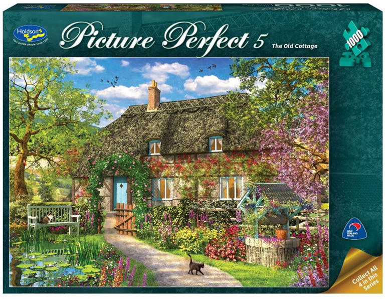 Holdson 1000 piece puzzle The Old Cottage buy at www.puzzlesnz.co.nz