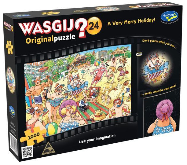Holdson 1000 Piece Wasgig  Puzzle: A Very Merry Holiday www.puzzlesnz.co.nz