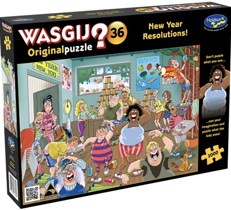 Holdson 1000 Piece Wasgij  Jigsaw Puzzle: Original 36 (New Year Resolutions!)