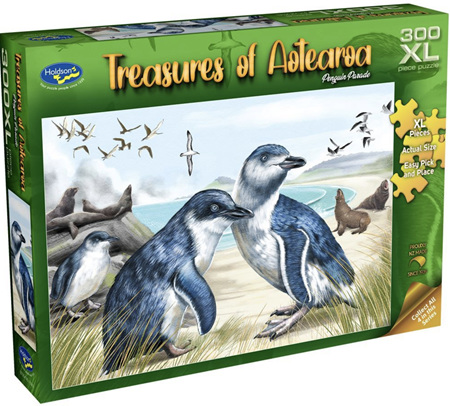 Holdson 300 XL Piece Jigsaw Puzzle: Penguin Parade