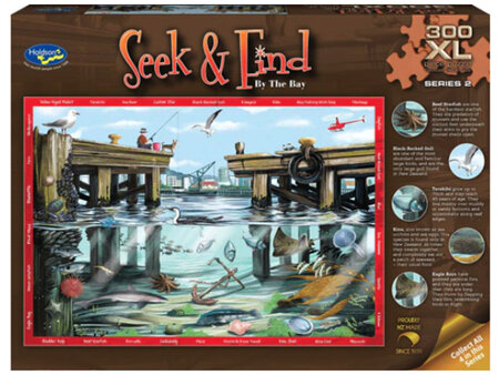 Holdson 300 XL Piece Jigsaw Puzzle Seek & Find S2 - By the Bay