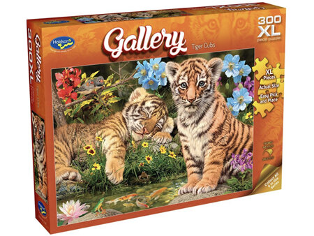 Holdson 300 XL Piece Jigsaw Puzzle: Tiger Cubs