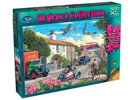 Holdson 500XL Piece Jigsaw Puzzle Regency  Collection Protect & Serve