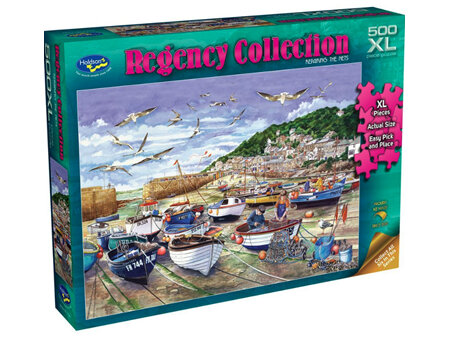 Holdson 500XL Piece Jigsaw Puzzle Regency  Collection Repairing The Nets