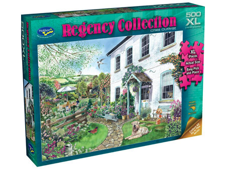 Holdson 500XL Piece Jigsaw Puzzle Regency Collection Cottage Countryside