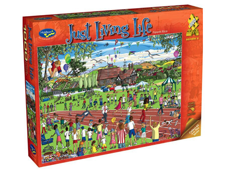 Holdson Just Living Life 1000 Piece Jigsaw Puzzle Parents Race