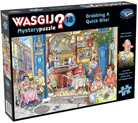 Holdson Wasgij 1000 Piece Jigsaw Puzzle: Grabbing A Quick Bite