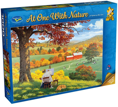 Holdson's 1000 Piece Jigsaw Puzzle:  At One With Nature - A World Of Her Own