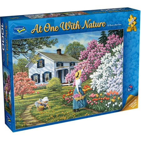 Holdson's 1000 Piece Jigsaw Puzzle:  At One With Nature - To Each Her Own