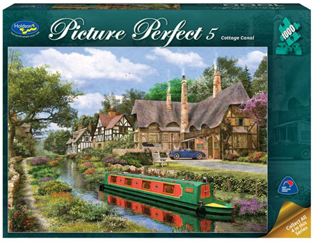 Holdson's 1000 Piece Jigsaw Puzzle:  Cottage Canal