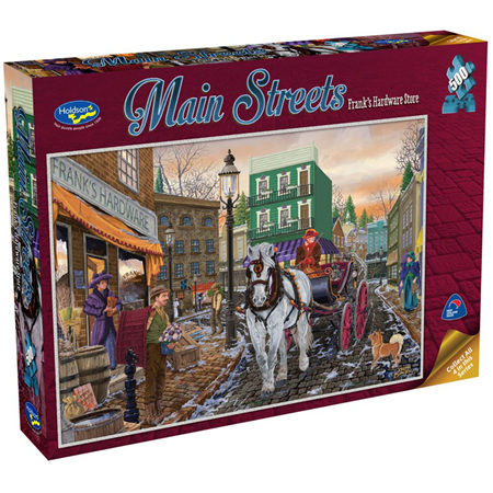 Holdson's 500 Piece Jigsaw Puzzle: Main Streets - Frank's Hardware