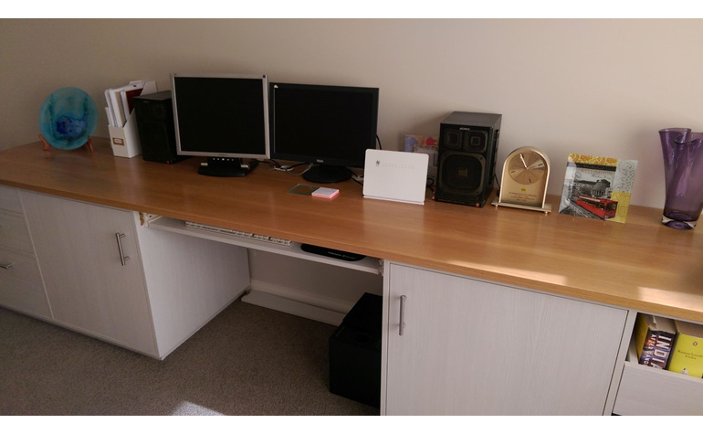 Home Office Desk Designed & Made to Order Solid Wood bloomdesigns NZ