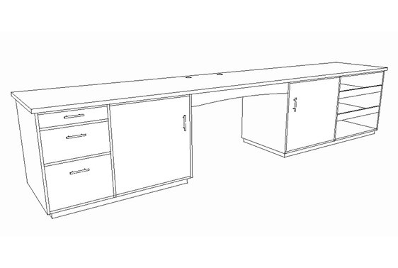 Home Office Desk Designed & Made to Order Solid Wood bloomdesigns NZ