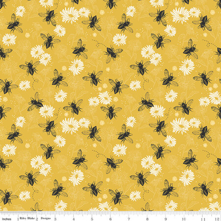 Honey Bee Floral in Daisy C11702-Daisy