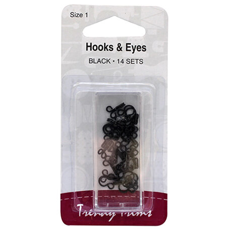 Hooks and Eyes - Black