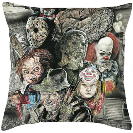 Horror Film Buff Cushion Cover