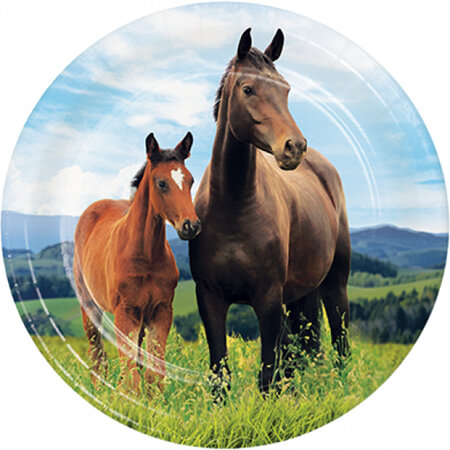 Horse plates x 8 - New design.