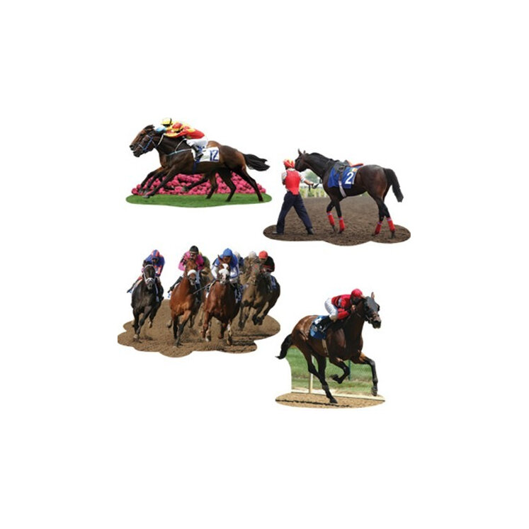 Horse Racing Cutouts - Doublesided