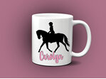 horse riding personalised mug