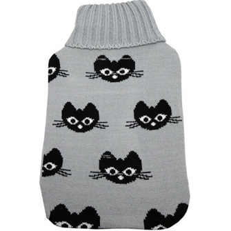 HOT WATER BOTTLE COVER CATS