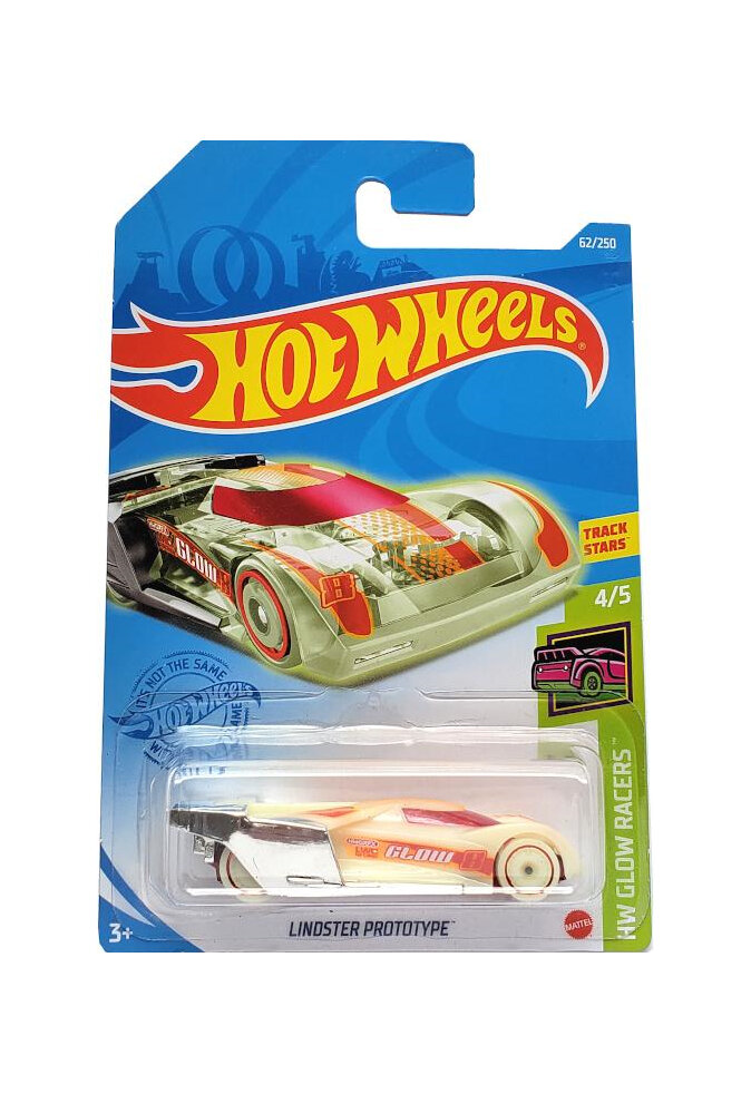 Hot Wheels HW Glow Racers Lindster Prototype - Rick's Model Kits