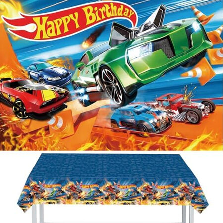 Hot Wheels tablecover