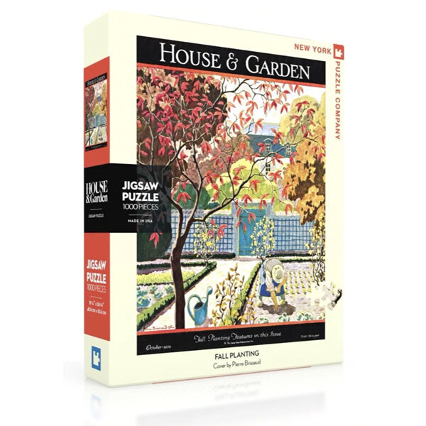 House & Garden Fall Planting 1000 Piece Puzzle - New York Puzzle Company