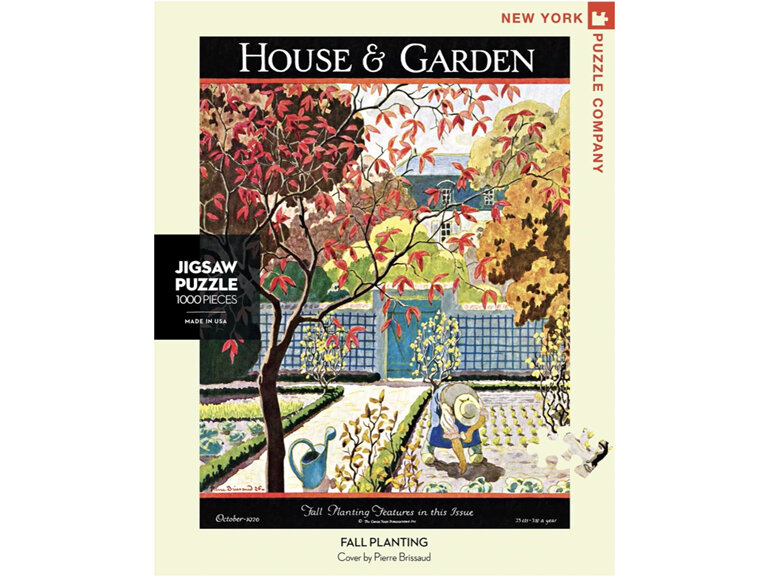 House & Garden Fall Planting 1926 1000 Piece Puzzle New York Puzzle Company