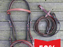 HP English Snaffle Bridle with Reins