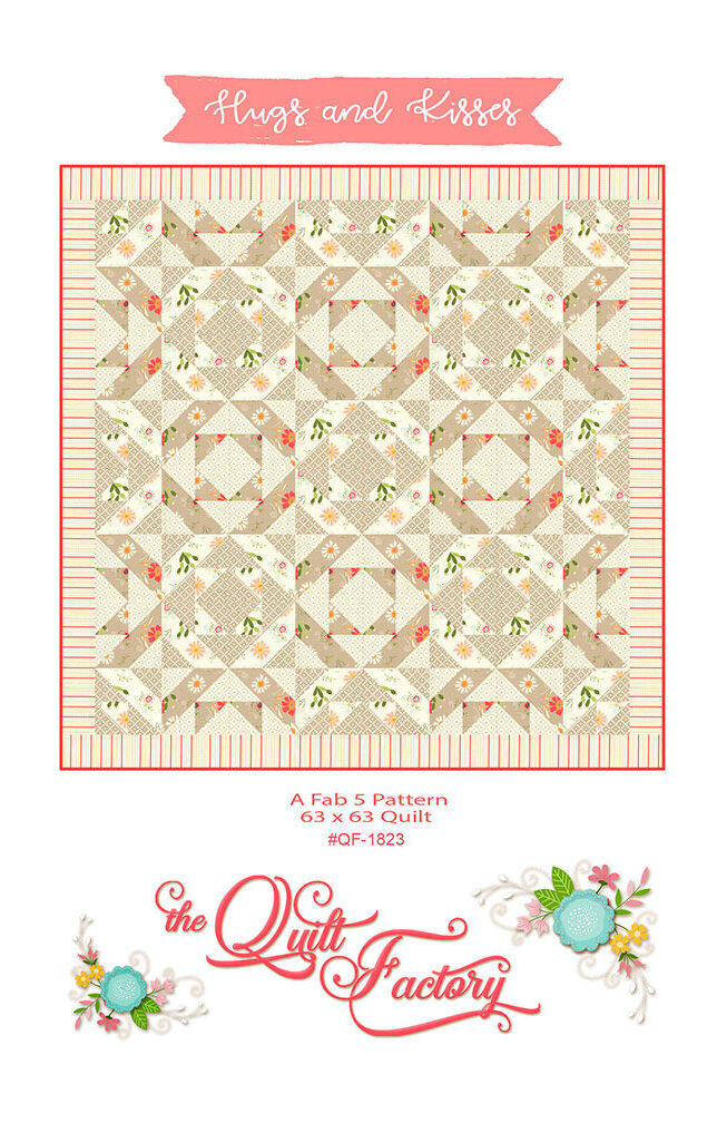 Hugs and Kisses Quilt Pattern by Deb Grogan of The Quilt Factory